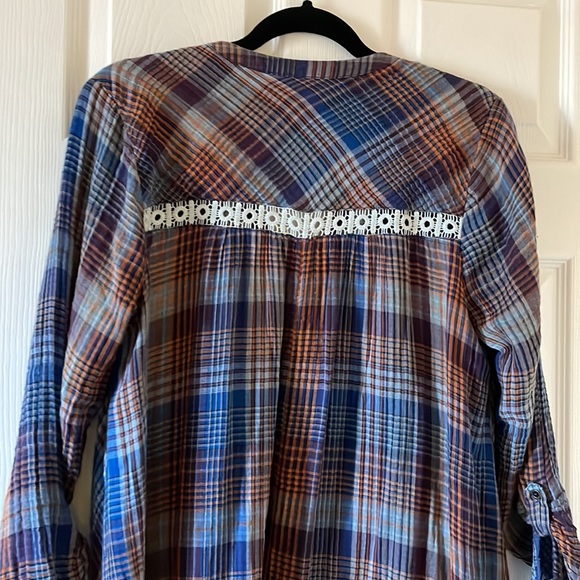 Anthropologie holding horses western boho dress plaid - Picture 8 of 8